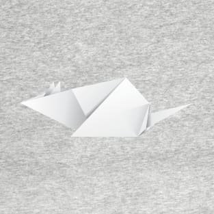 White paper origami rat T-Shirt